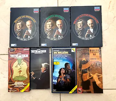 Job Lot Wagner/Mahler Opera Boxed Cassette Tapes Sets • £15.99