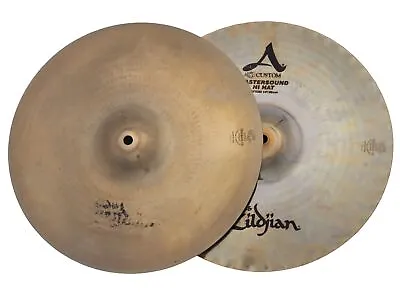 Zildjian A Custom 14  Mastersound Hi-Hat Cymbals • £225