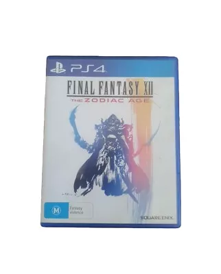 Final Fantasy XII 12 The Zodiac Age - Playstation 4 PS4 Region 4 • $24.99