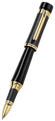 Montegrappa F1 Speed Podium Black Yellow Gold/Black Rollerball Pen ISS1LRBC • $799
