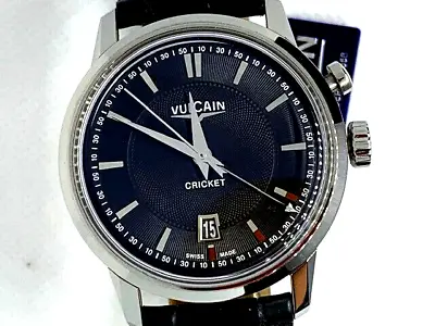 Vulcain Cricket 50s 160151.325L  Stainless Steel Gray Dial New • $4100