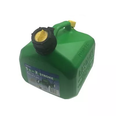 Lawn Mower Scepter 5 Litre Green 2 Stroke Fuel Can For Trimmer Chainsaw Garage • $36.95