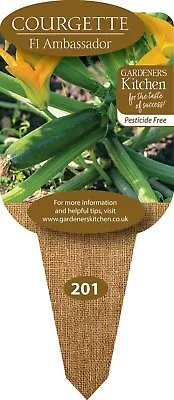 Courgette Plants 'F1 Ambassador' - 3 X 9cm Pot Vegetable Plants. • £10.99