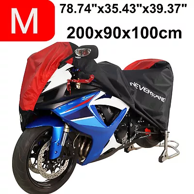 Motorcycle Bike Cover Snow Dust Resistant Sun Protector Moped Scooter Storage • $17.99