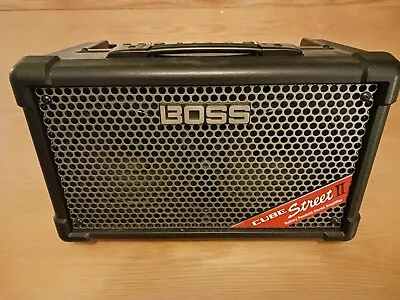 Boss Cube Street II Battery Powered Portable Guitar Stereo Amplifier • £250