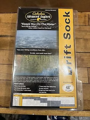 Cabela's Advanced Anglers Pro Series 48 Inch Drift Sock New In Box • $42.99