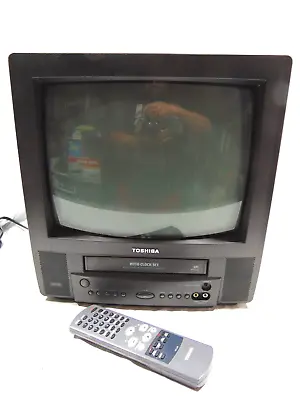 $249.99 • Buy Vintage 2001 Toshiba MV13L3 13  CRT TV/VCR Combo Retro Gaming W/ OE Remote