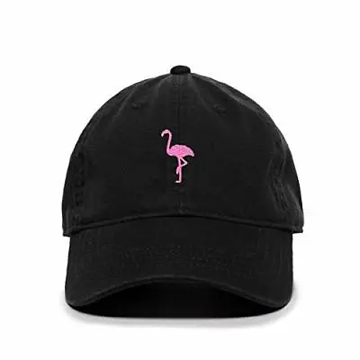$16.99 • Buy Pink Flamingo Baseball Cap Embroidered Cotton Adjustable Dad Hat