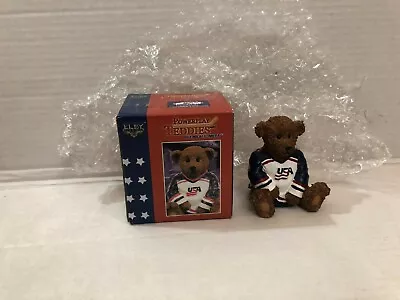 Elby Powerplay Teddies Mini Nhl Nib New Box Figurine Usa Hockey Mike Modano • $13.44
