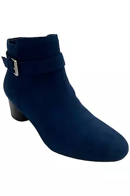 Style & Co. Ariella Buckle Dress Booties Navy • $28.99