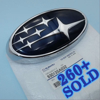 $46.20 • Buy GENUINE Subaru Front Grille Emblem 2006-2014 Impreza Legacy WRX STi - 93013SA032