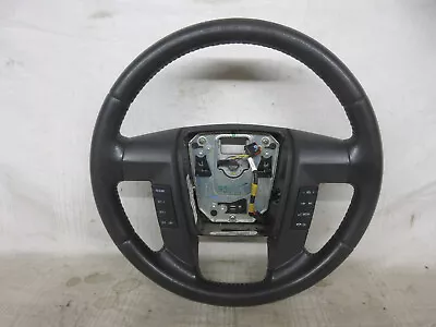 09-14 Ford F150 Steering Wheel BLACK LEATHER ~ 037 04 17 24 • $174.95