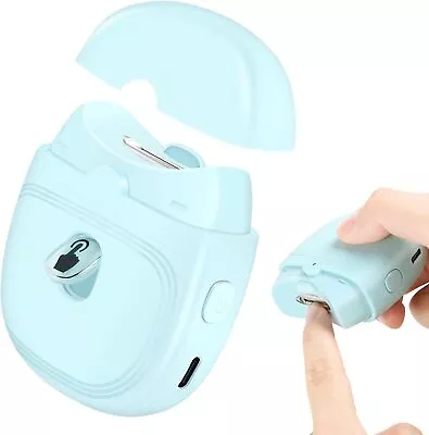 Electric Portable Automatic Nail Clippers For Adults Baby Nail Trimmer USB Green • £10.68