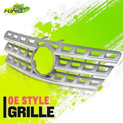 Factory Style Horizontal Slats Front Grille For ML320 ML350 ML500 ML63 AMG 08-11 • $218.50