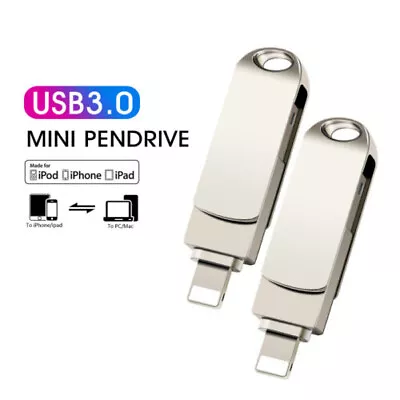 USB 3.0 Flash Drive External Memory Photo Stick For IPhone 6 7 11 12 IPad 1TB UK • £11.99