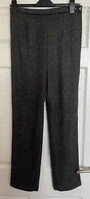 New Maternity Next Tweed Smart Work Trousers Size 8 Rrp £39.99 Black Grey • $12.62