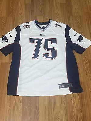 Nike  Vince Wilfork 75 New England Patriots Jersey XL -Missing Name Plate Stains • $24