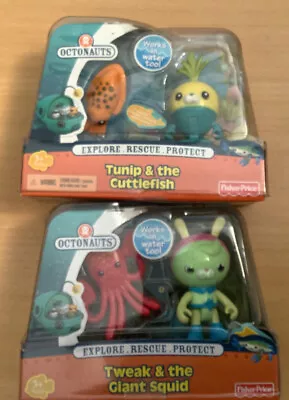 Octonauts Tweak And The Giant Squid+Tunip And The Cuttlefish Used Boxed • £29.99