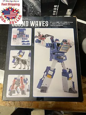 New Transformer DECEPTICONS RP-46 Soundwave & 3 CASSETTES KO Mp 13 ALLOY USA • $148