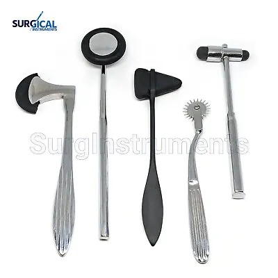 5 Pcs Neurological Percussion Berliner Reflex Taylor Buck Hammer German Grade • $14.99