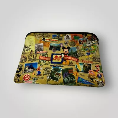 Disney World 40TH Anniversary Magic Kingdom Laptop Sleeve Case Reversible 15x11 • $18