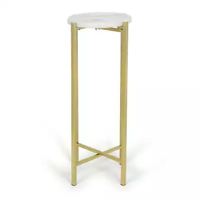 White Marble Collapsible Drink Table • $29.78