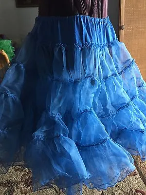 Excellent Vintage Blue Smith Square Dance Petticoat • $75