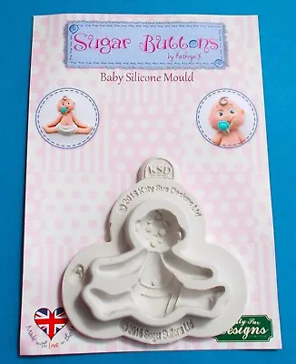 KATY SUE - Sugar Buttons Baby Silicone Mould - CSB021 • £4.99