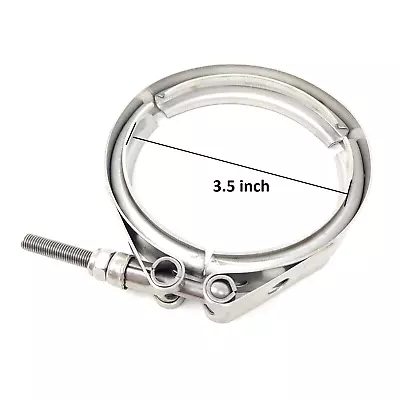 $11.98 • Buy Ledin 3.5  Exhaust V-Band Clamp Stainless Steel Turbo Downpipe 88.9mm Heavy Duty