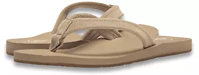 Volcom Victoria Sandals / Flip-Flops - NWT Womens Size 7 Natural - #30478-E2 • $13.94