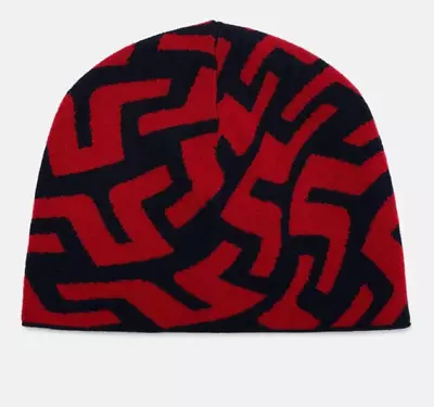 J. Lindeberg Men's Swirl Bridge Windbreaker Hat AMAC07056 G132 Red One Size NEW • $34.99