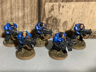 A8042 Warhammer 40k Space Marines Ultramarines Scouts Painted Based Oop • $26.60