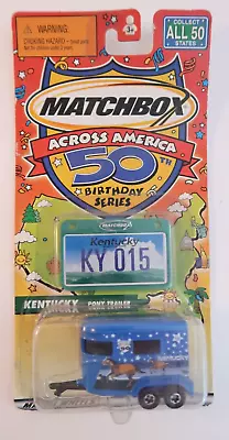 Matchbox Across America 50th Birthday Series KY 015 Mattel Wheels Car Kentucky • $13.46