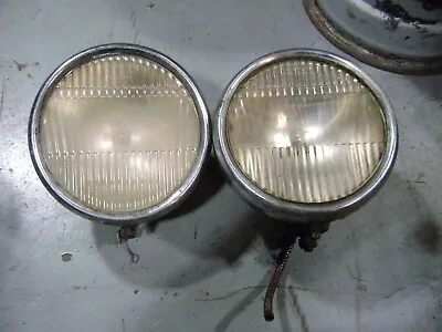 Vintage Large 8  Head Lamps Lights Packard Franklin Parabeam Hot Rat Rod  1920's • $130