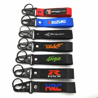 Motorcycle Keyring KTM SUZUKI Ducati Yamaha DUKE Ninja GSX-R HRC Keychains • $14.29