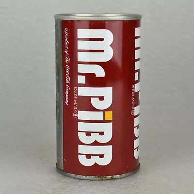 VTG 1970s Mr. Pibb Soda Pop Can 12oz (355ml) Straight Steel Zanesville OH • $14.95