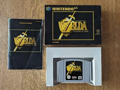 Nintendo N64 The Legend Of Zelda Ocarina Of Time PAL Boxed  • £30