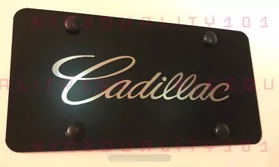 Laser Engraved Cadillac Escalade Stainless Steel Finished License Plate • $27.99