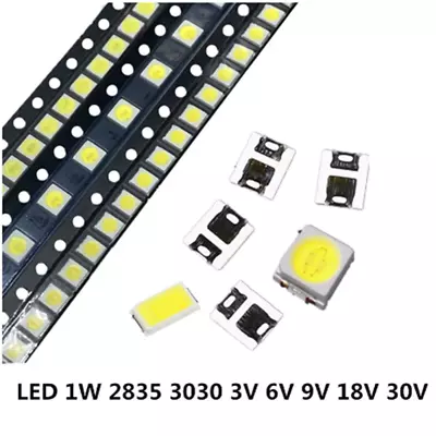$4.36 • Buy 100PCS SMD LED 2835 3030 5730 Chips 0.5W 1W 3V 6V Beads Light White Warm Diode