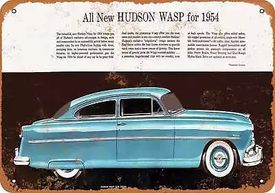 Metal Sign - 1954 Hudson Wasp -- Vintage Look • $18.66