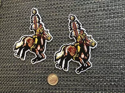 2 FSU FLORIDA STATE SEMINOLES Vintage Embroidered Iron On Patches Patch Lot 3.5” • $10.69