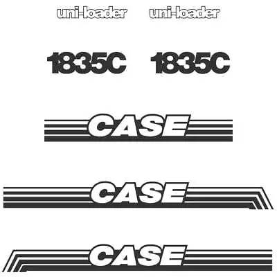 CASE 1835C Decals Stickers Repro Kit Set • $95