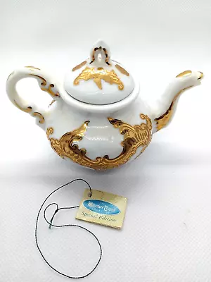 Vintage 'Porcelain Art'  Fine Art Miniature Teapot • $20