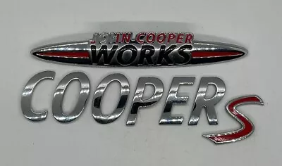 2009 - 2022 Mini Cooper John Cooper Works Cooper S Rear Emblem Logo Badge Symbol • $44.99