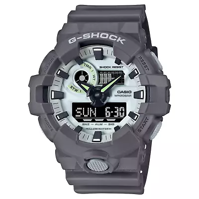 Casio G-SHOCK Analog-Digital GA-700 Series Grey Watch GA700HD-8A • $106.99