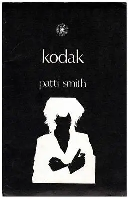 Patti Smith Robert Mapplethorpe / KODAK LIMITED EDITION SIGNED 1st Edition 1972 • $6050