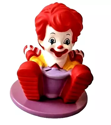 McDonalds Happy Meal Under 3 Toy 3” Baby Ronald On Sit & Spin Cake Topper 2006 • $12.74