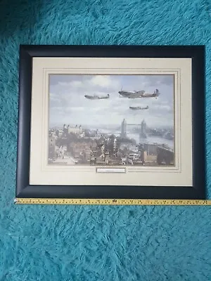 £25.89 • Buy Spitfires Over London Framed Picture
