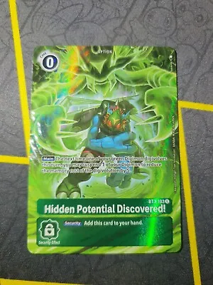 £4 • Buy Hidden Potential Discovered! - BT3-103 - U - Dimensional Phase - Digimon TCG