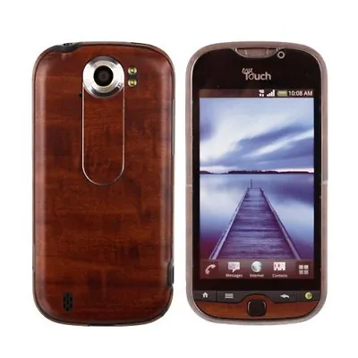 Skinomi Phone Skin Dark Wood+Screen Protector Film For T-Mobile MyTouch 4G Slide • $25.92